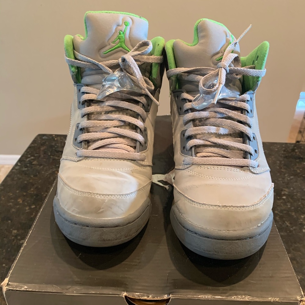 Jordan retro 5’s (green bean) GS